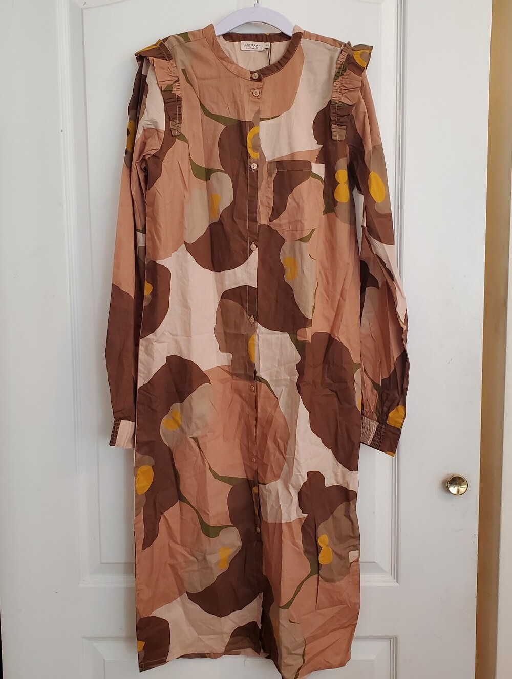 MarMar Copenhagen Doral Cotton Poplin Shirtdress sz 16 NWT